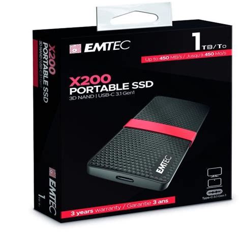 Emtec Hard Disk Ssd Esterno Da 1 Terabyte 3 1 Artofit