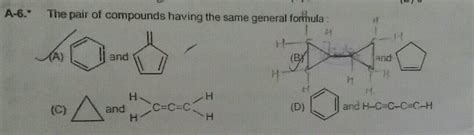 A Halide With Formula C H Br Gave Two Isomeric Alkenes A And B