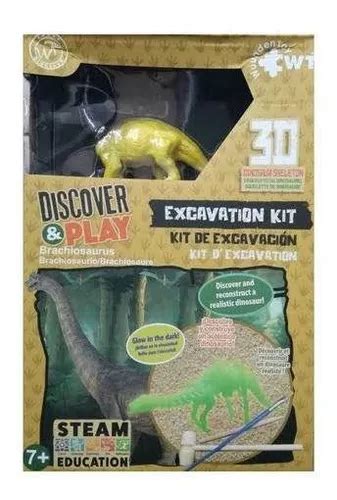 Kit Excavación Dinosaurios 3d Fósil Arqueología Niños Meses sin interés