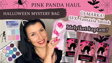 Pink Panda Smink Haul J M Rka Halloween Sfx Jdons Gok Mystery Bag