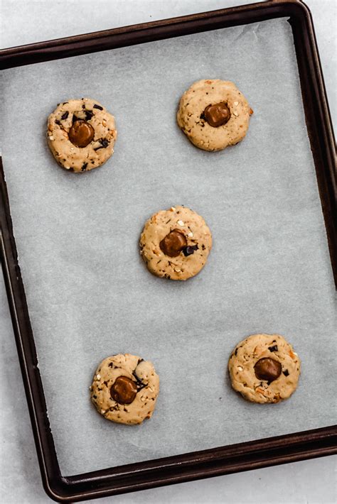 Salted Caramel Pretzel Chocolate Chunk Cookies