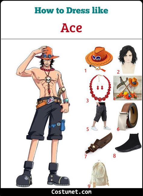 Ace's (One Piece) Costume for Halloween | One piece cosplay, Cute ...