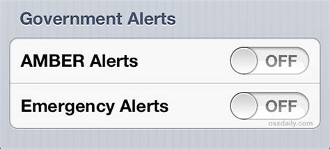 How To Turn Off Government Emergency Alerts On Iphone