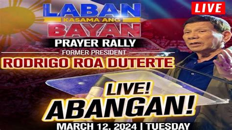 LIVE NOW PRAYER RALLY DUMATING NA SI TATAY DIGONG SA LIWASANG BONIFACIO