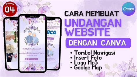 Cara Membuat Undangan Pernikahan Digital Website Di Canva Undangan