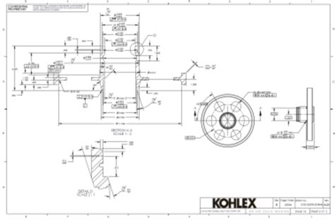 Manufacturing Drawing D Technical Drawings With Detailed Off