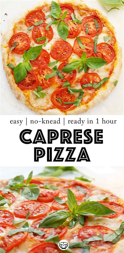 No Knead Caprese Pizza Bowl Recipe The Clever Meal