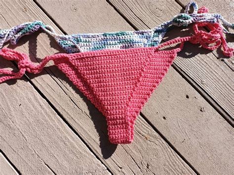 Cheeky Crochet Brazilian Bikini Bottom Multiple Colors Swimwear Bikini