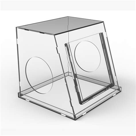 Экран защитный для ювелирных работ 280х260х260 чертеж DXF – Drawing
