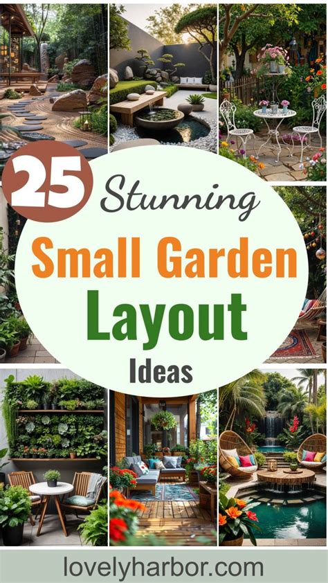 25 Stunning Small Garden Layout Ideas - Lovely Harbor