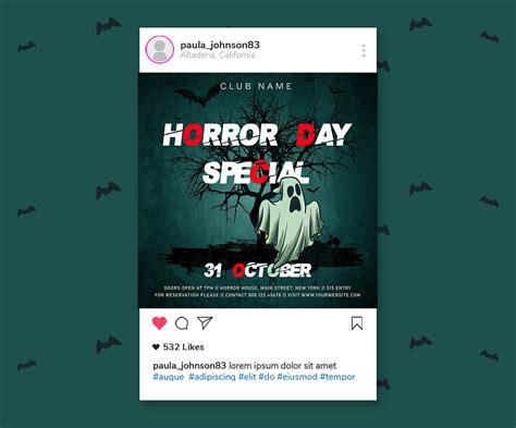 Horror Social Media Post On Behance