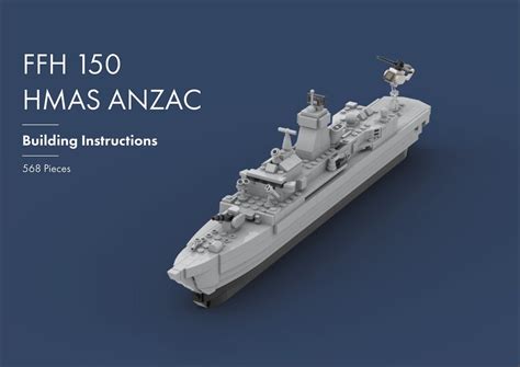 LEGO HMAS Anzac Frigate Instructions - Etsy