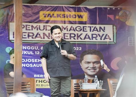 Cawapres Potensial Elektabilitas Erick Thohir Tertinggi Di 5 Provinsi