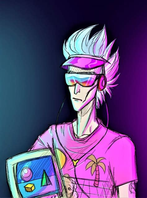 Vaporwave Rick By Professormythology Rick And Morty Rick Vaporwave