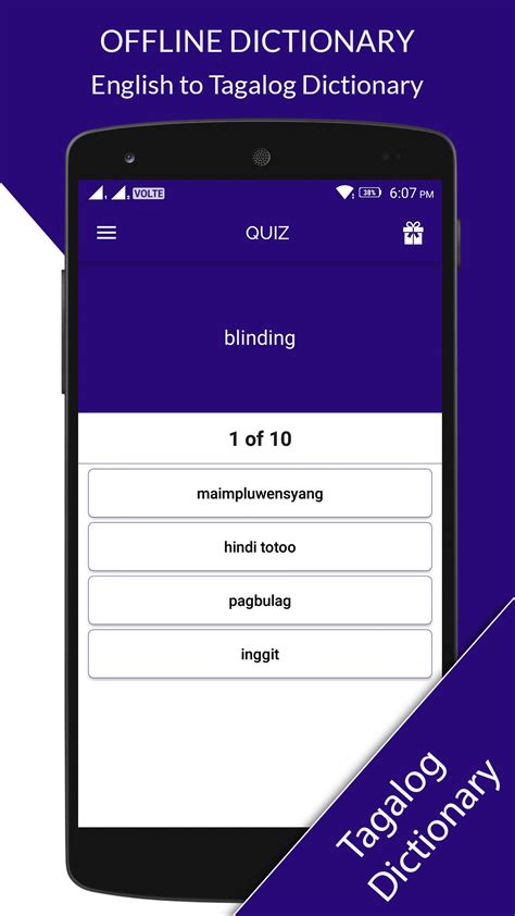 Tagalog Dictionary English Tagalog Dictionary App On Amazon Appstore