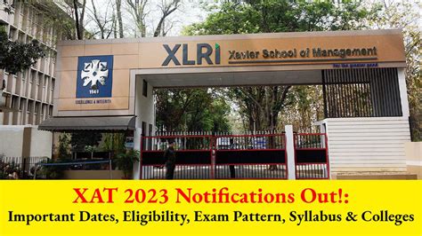 Xat Notification Out Important Dates Eligibility More Iquanta