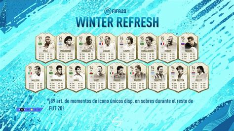 Guía Fifa 20 Winter Refresh Todas Las Cartas Del Equipo De