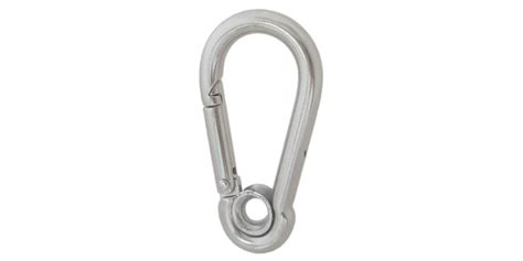 Stainless Steel 304 Carabiner Snap Hook With Eyelet M6 Eezee