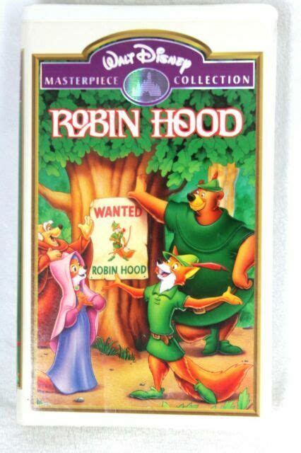 Walt Disney S Robin Hood Masterpiece Collection Vhs Brand New Free