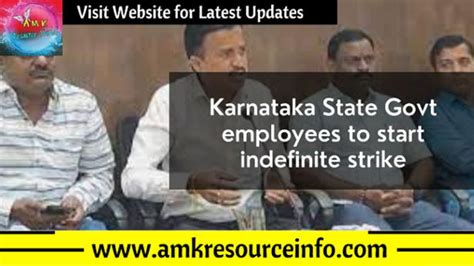 Karnataka State Govt Employees To Start Indefinite Strike From Tomorrow