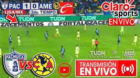 En Vivo Pachuca Vs America Jornada 7 2024 Marca Claro Pachuca