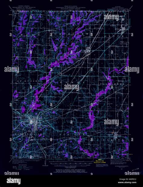 Map Of Edwardsville Hi Res Stock Photography And Images Alamy