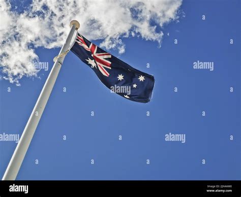 National Flag Of Australia Consists Of Union Jack And Southern Cross