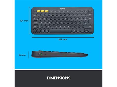 Logitech Wireless Bluetooth Keyboard and Mouse Combo - Slim Portable ...