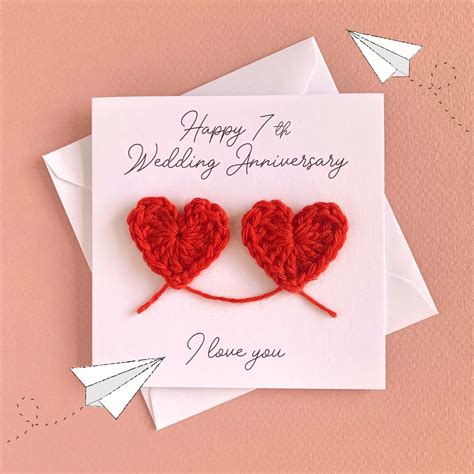 Personalised Anniversary Card Valentines Day Card I Love You Card