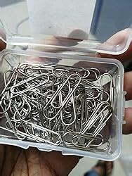 Deli W0025 Stainless Steel Paper Clips 100 Pcs Each Pack Of 6 U