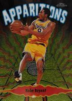 Kobe Bryant 1998 Topps Chrome A1 Apparitions Price Guide Sports Card