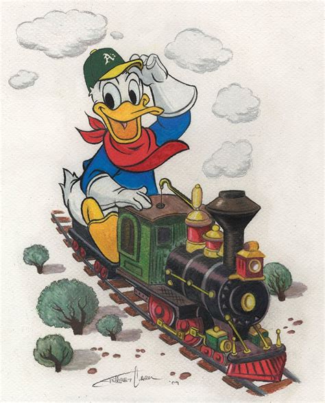 Donald Duck Train by jefferdean on DeviantArt