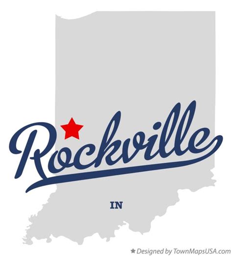 Map of Rockville, IN, Indiana