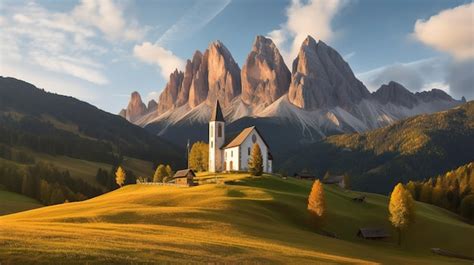 Premium AI Image | Dolomites landscape