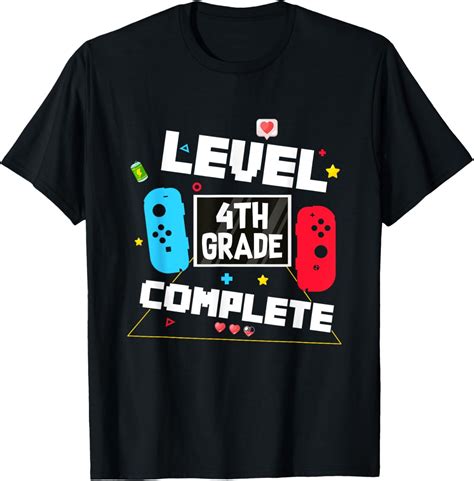 Hot Trending T Shirt With Last Day Of School Th Grade Level Complete Video Gamer Walmart