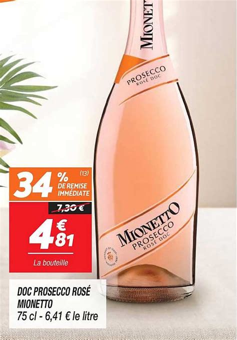 Promo Doc Prosecco Ros Mionetto Chez Netto Icatalogue Fr