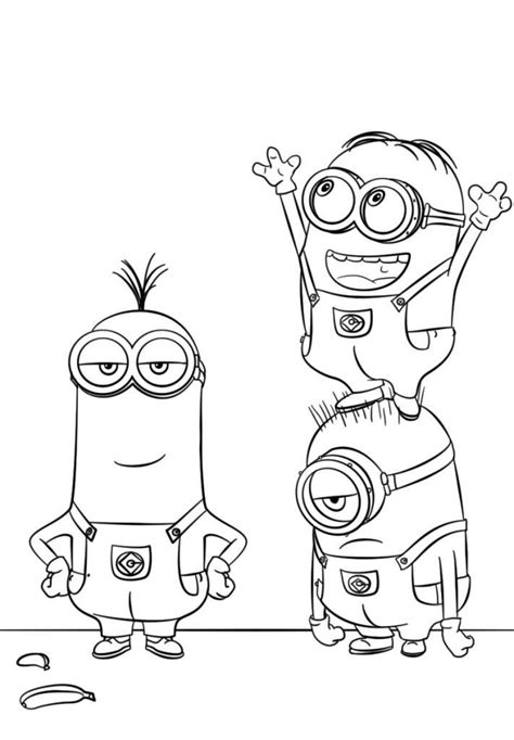 Pin By Rodrigo Brasil On Desenhos Minion Coloring Pages Minions