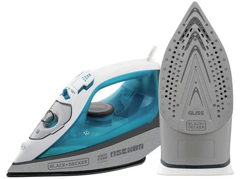 Ferro A Vapor De Passar Roupas Ceramic Gliss Black Decker Ferro De