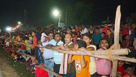 Crowds Gathered To Watch Dussehra Mela In Moradabad See Photos Of The