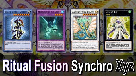 Yu Gi Oh Duel Links Ritual Fusion Synchro And Xyz Monsters In One