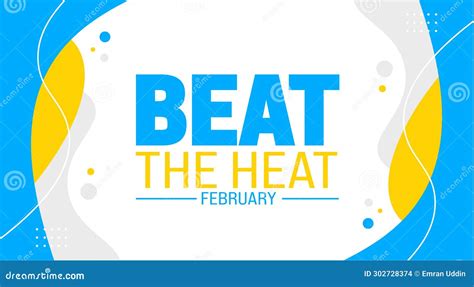 Beat The Heat Summer Sale Banner Design Cartoon Vector Cartoondealer