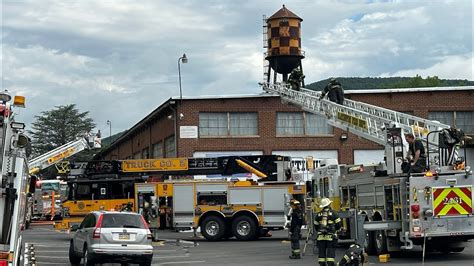 Crews Battle 2nd Alarm Fire Slatington Farmers Market Washington Twp