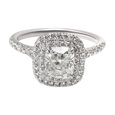 Tiffany and Co. ‘Tiffany Embrace’ 1.10 Carat Diamond Halo Engagement Ring at 1stdibs