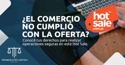 Conocé tus derechos para comprar en Hot Sale Herrera Flamenco Abogados