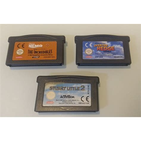 lote 2 jogos originais de game boy advance gba Escorrega o Preço