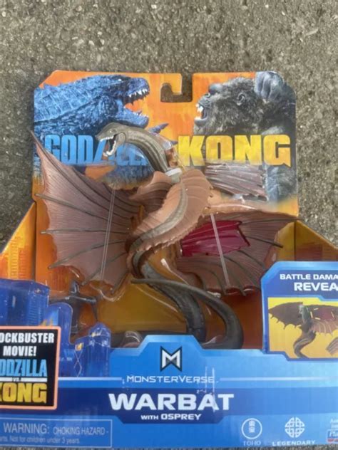 Playmates Monsterverse Godzilla Vs Kong 2 Mini Figurines Monster Set 6 Pièces Eur 3373