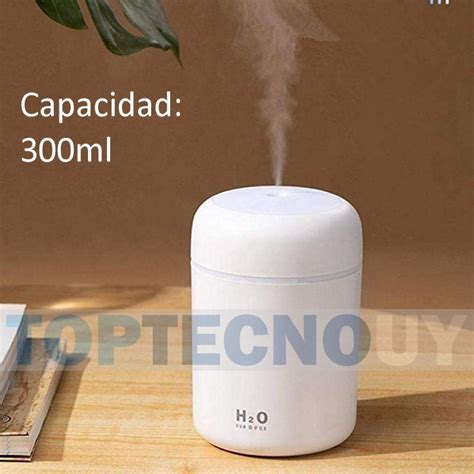 Humidificador Difusor De Aromas Vaporizador Usb Con Led Rgb Colores