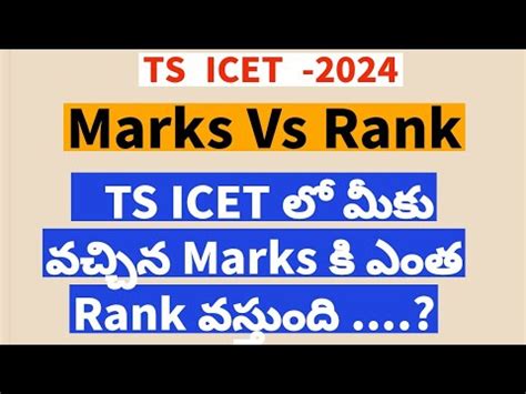 Ts Icet Rank Vs College Ts Icet Rank Vs Marks Ts Icet