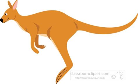 Kangaroo Clipart - jumping-kangaroo-australian-wildlife-vector-clipart - Classroom Clipart