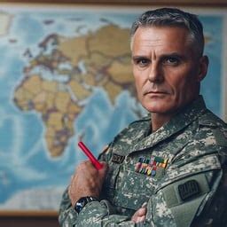 strategic military discussion image   stockcake